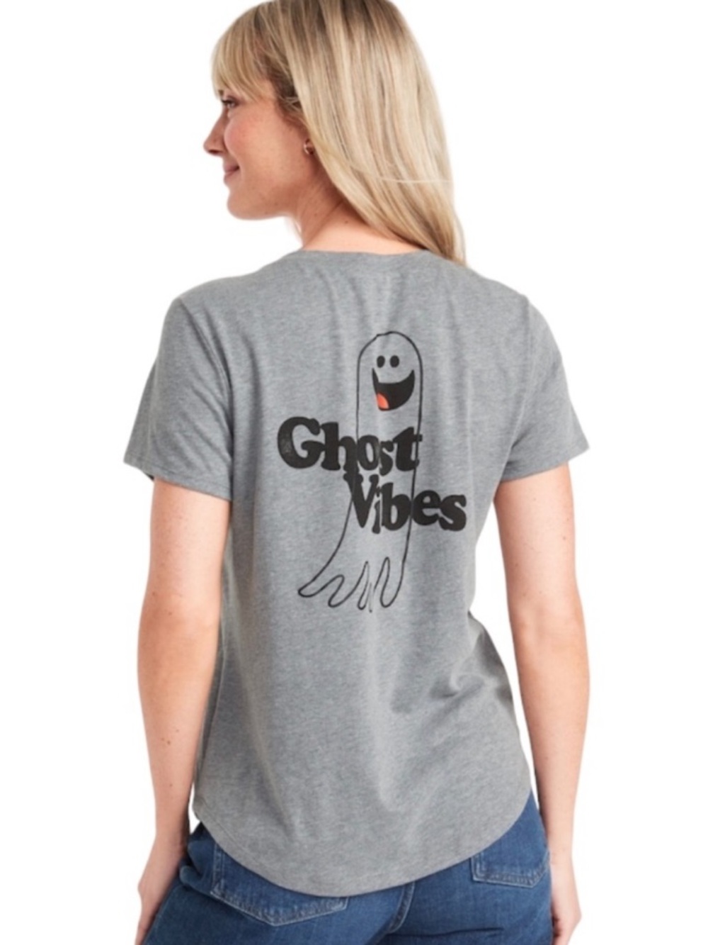 Old Navy GHOST VIBES Graphic Tee size Small